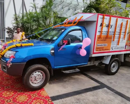 Food for Life Vehicle Handover at Mohali and Vizag