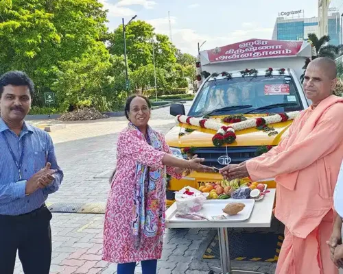 Food for Life Vehicle Handover at Coimbatore