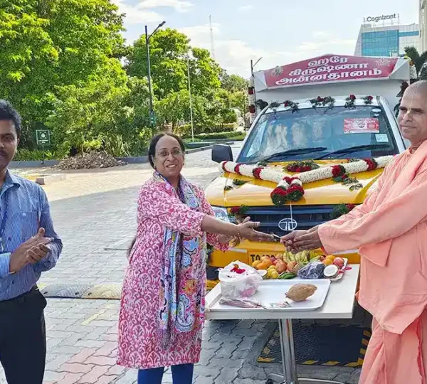 Food for Life Vehicle Handover at Coimbatore