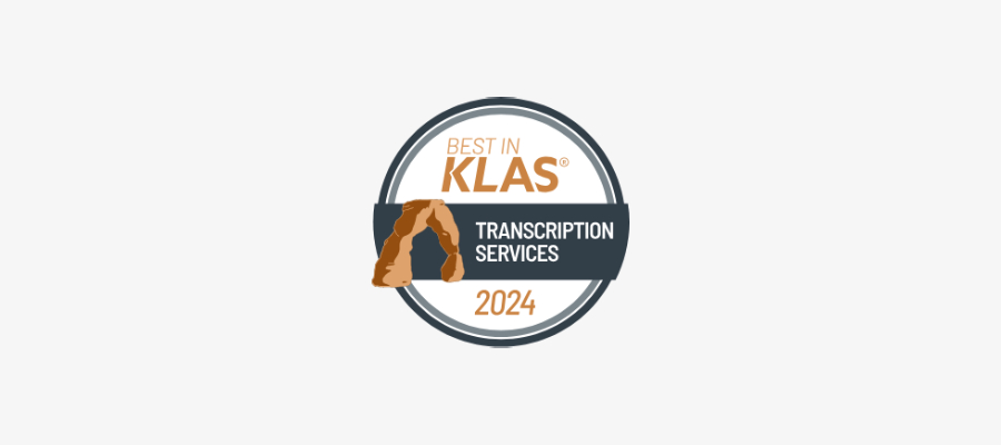 Best in KLAS 2024 Transcription Services