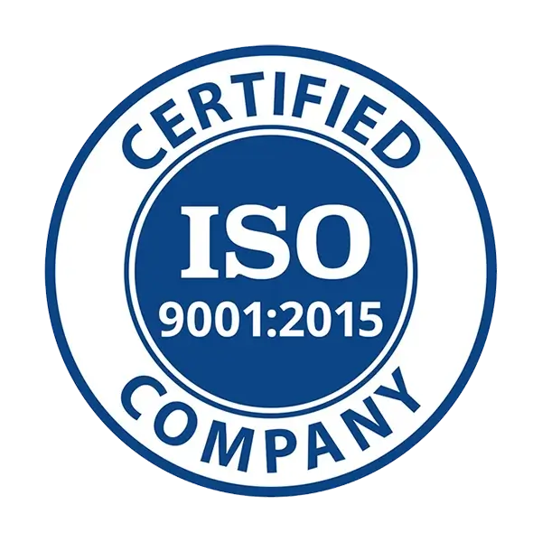 Certified ISO 9001 2015 Company