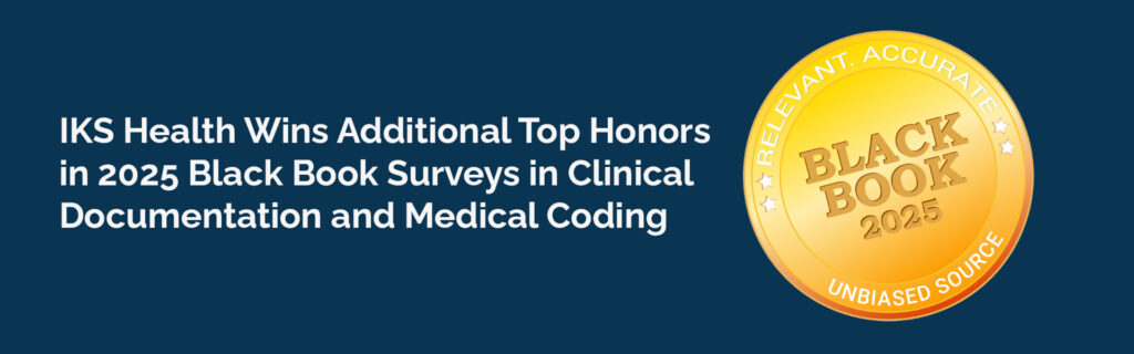 IKS Health wins Black Award in Coding and Clinical Documentation