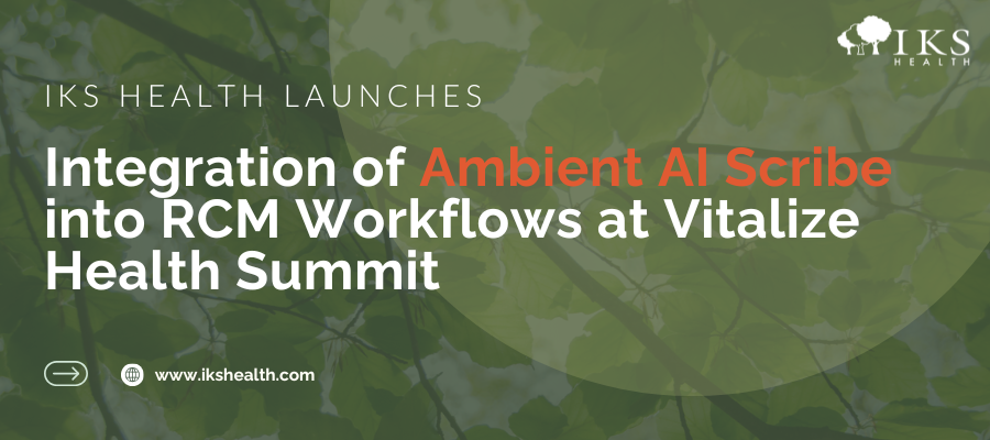 IKS Health RCM Workflow at Vitalize Summit