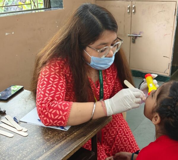 Dental Health Camp in Partnership with Prerana