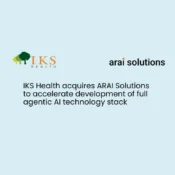 IKS Health and arai solution pr thumb