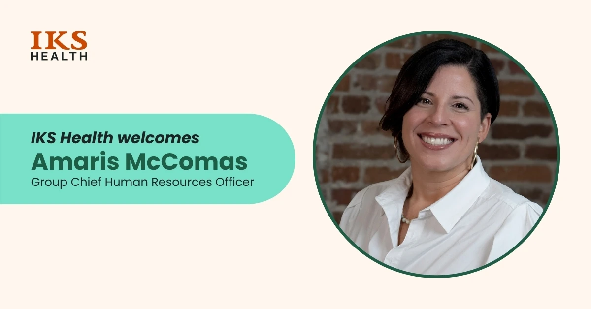 Amaris McComas as CHRO of IKS Health