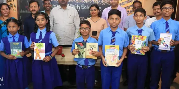 Library Set Up in Four Schools in Mumbai