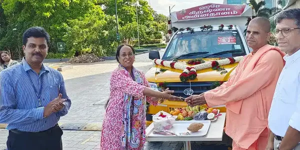 Food for Life Vehicle Handover at Coimbatore